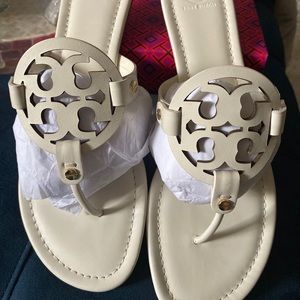 Tory Burch Miller sandal color bleach in size 13